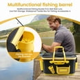 thumbnail image 2 of Multifunctional Fishing Bucket EVA, Bait Reel Lure, Live Fish Storage, Waterproof Tackle Box for Fishing Accessories A, 2 of 7