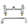 thumbnail image 2 of Kitchen Faucet, Brass Sink Faucet, Two-handle Design for Kitchen, 2 of 7