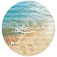 thumbnail image 5 of SAFAVIEH Barbados Sand Footprints Outdoor Runner Rug, Gold/Blue, 2'8" x 10'5", 5 of 10