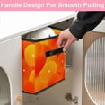 thumbnail image 5 of RATGDN Collapsible Fabric Cube Storage Bin with Double Handles for Living Room Bedroom Office Black - Orange Juice Fruit, 5 of 7