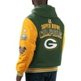 thumbnail image 2 of Men's G-III Sports by Carl Banks Green/Gold Green Bay Packers Player Option Full-Zip Hoodie, 2 of 2