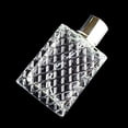 thumbnail image 5 of Juego de 2 atomizadores de niebla fina de vidrio de 100ml, rejillas cuadradas de vidrio vacías, atomizador de Perfume, botella con bomba de pulverización, botella recargable de viaje para lí, 5 of 5