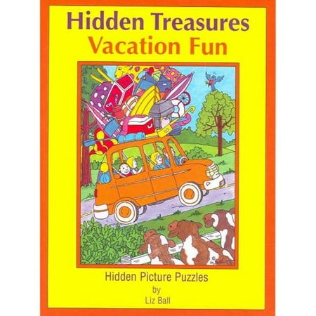 Vacation Fun Hidden Treasures: Hidden Picture Puzzles