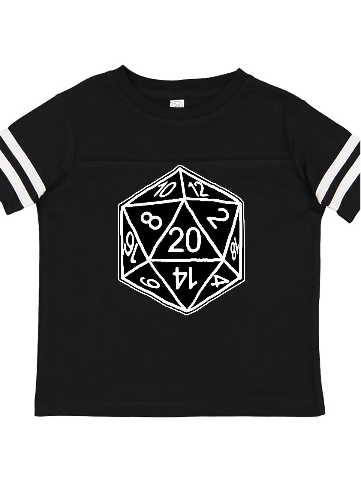 INKtastic 20 Sided Black Dice Toddler TShirt