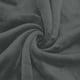 thumbnail image 4 of Cobertor Ligero Liso Matrimonial Hotelero Suave Y Calientito. MOD. GRIS OSCURO, 4 of 5