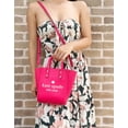 thumbnail image 7 of Kate Spade New York Ella Mini Top Zip Tote Crossbody Bikini Pink White Logo, 7 of 7