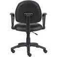 thumbnail image 3 of Chaise de Posture Noire Boss avec Accoudoirs en Boucle, 3 of 5