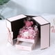 thumbnail image 4 of Día de San Valentín, cumpleaños, cajón de rosas con luces, caja de regalo de flores eternas de doble puerta, 4 of 5