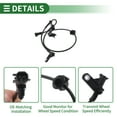 thumbnail image 4 of Sensor de Velocidad de Rueda ABS Unique Bargains Sensor ABS Sistema de Frenado Antibloqueo No.4683470AF para Dodge Caravan 2006-2007 1 Pc Frontal Derecho, 4 of 7