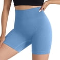 thumbnail image 3 of RongHuan Women's Seamless Biker Shorts High Waisted Athletic Running Shorts Workout Gym Shorts Comfy Yoga Shorts, 3 of 5