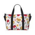 thumbnail image 2 of Sigee Tulips Flowers for Hand Travel Bag,Sports Tote Gym Bag for Men and Women, 2 of 7