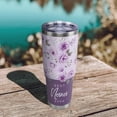 thumbnail image 3 of Nana Tumbler 40oz, Nana Cup Coffee Mug Tumbler with Handle and Straw, Nana Gifts from Grandkids, Nana Gifts for Nana Birthday Mothers Day Christmas Anniversary, Best Nana Ever,Purple Floral, 3 of 6