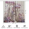 thumbnail image 2 of Vintage Girl Shower Curtain Set for Bathroom 4Pcs Fantasty Forest Fairy Tale Bathroom Sets with Rugs Toilet Lid Cover Bath Mat Shower Curtain Set with Hooks, Bathroom Decor, 2 of 8