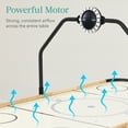 thumbnail image 6 of Best Choice Products 54in Air Hockey Game Table w/ LED Lights, Scoreboard, Powerful Motor - Natural, 6 of 10