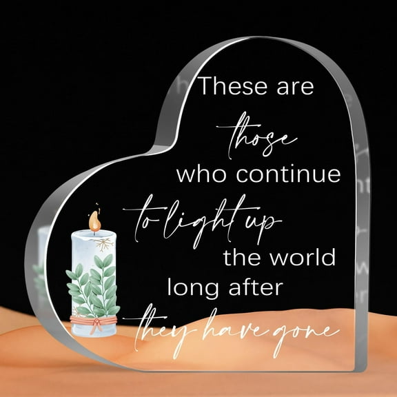 Memorial Sympathy Gifts for Loss of Loved One, In Loving Memory of Loved One Sign, Bereavement Condolences Grief Gifts, Sympathy Plaque for Loss of Mom Dad Friends