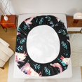 thumbnail image 4 of Manfei Cute Amphibian Axolotl Fitted Sheet Queen,Cartoon Animals Print Bedding,3 Pieces,1 Fitted Sheet and 2 Pillowcases, 4 of 6
