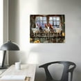 thumbnail image 4 of Nawypu Farmhouse Chicken Wall Decor Rustic Rooster Pictures Wall Art God Says You Are Canvas Print Painting Modern Home Framed Artwork For Living Room Bathroom Bedroom, 4 of 5