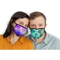 thumbnail image 6 of WIRESTER Reusable Washable Polyester Cotton Mask Cover Protection For Adult, Purple Stardust Boom, 6 of 7