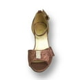 thumbnail image 2 of FLORAL Elisa Women's Wide Width Evening Dress Shoes for Wedding, Prom, & Dinner BRONZE 6.5, 2 of 6