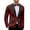 07-Brick Red, variant on oqasdz Mens Suit Jacket Tailored Collar Slim Fit Comfortable for Business Party Wedding Evening Casual Stylish Coat Top,Size M