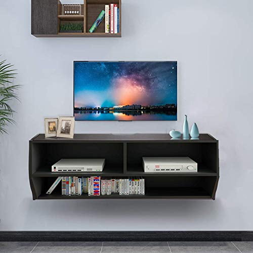 Great Rack Display Showcase! LED Color Changing Lights 96” Floating Wall Shelf