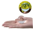 thumbnail image 4 of SOPOTUTU Clear Glass Sphere Decorative Orb, White Round Crystal , Artificial Glass Globe for Home Decor, 1 Set, 4 of 7