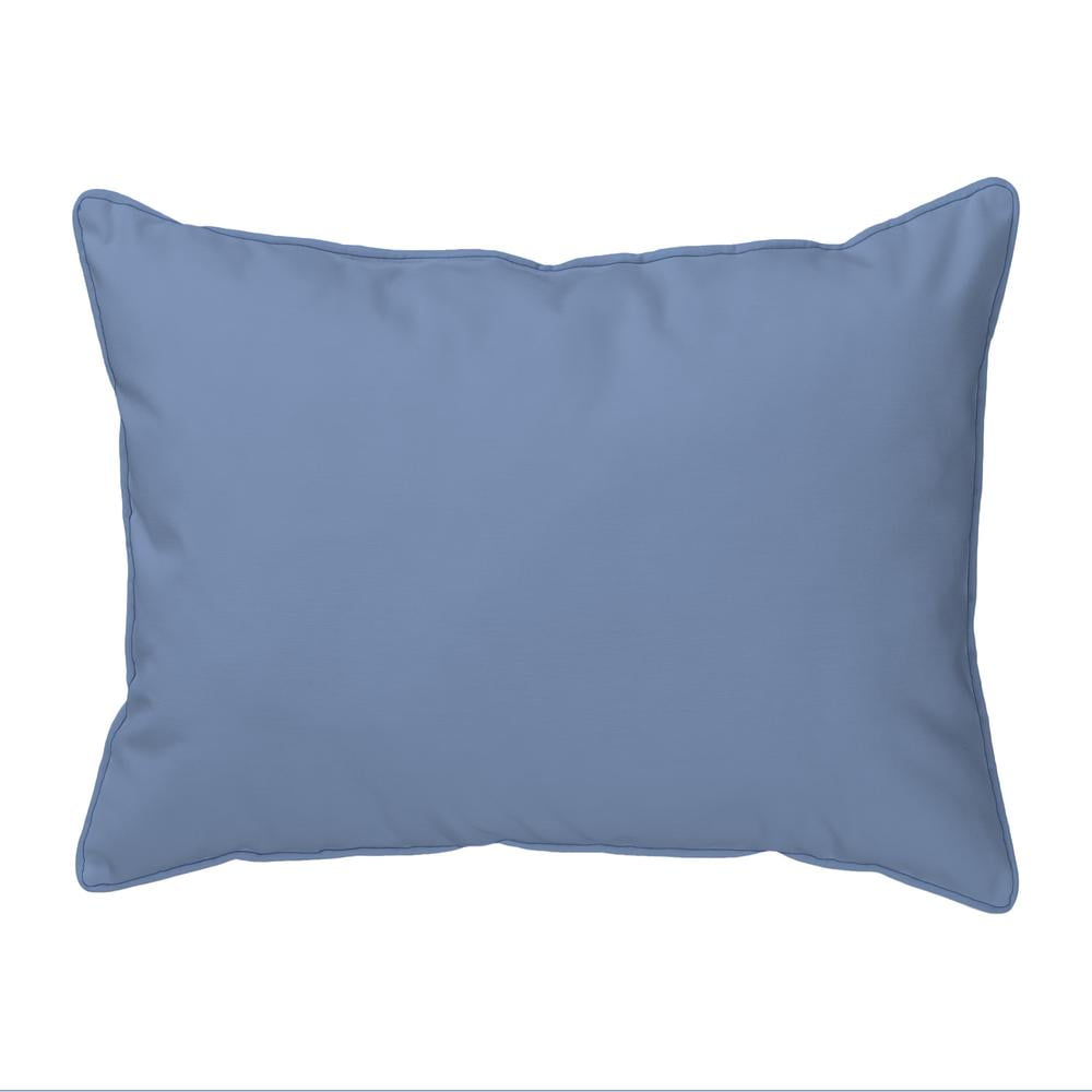 Betsy Drake SN437 11 x 14 in. Hummingbird & Hibiscus Small Indoor & Outdoor Pillow