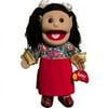 Sunny Toys 14" Hispanic Girl In Dress Glove Puppet