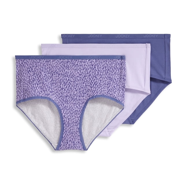 Jockey Culotte Moderne pour Femmes en Coton Biologique Extensible à Logo - Lot de 3