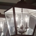 thumbnail image 6 of Kichler 52474 Dame 2 Light 13" Wide Taper Candle Pendant - Black, 6 of 7
