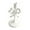 White, variant on Metal Candlestick French Bow Design Vintage Iron Decor for Romantic Table Centerpiece Home Holiday Decoration