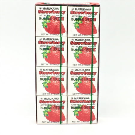 Marukawa: Strawberry Bubble Gum, 1.58 Oz
