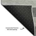 thumbnail image 3 of Addison Rugs Mayfield Washable Transitional Stripes Granite Round Rug, 8' x 8', 3 of 5