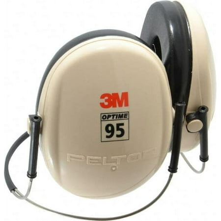 3M Behind the Neck Beige Foam Cushion Earmuffs 21 NRR Rating