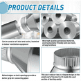 thumbnail image 3 of 7 Inch to 4 Inch Duct Reducer Increaser Galvanized Steel Air Duct Adapter Round Crimped Pipe for HVAC Ventilation System, 3 of 6