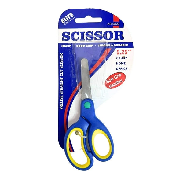 5.25" Round Tip Stainless Steel Scissors: 1CT