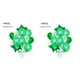 thumbnail image 4 of Bearachild 14 unidades/juego de globos de fiesta, vacaciones, bodas, cumpleaños, globos decorativos de papel de aluminio verde 2piezas Bearachild CBP140044, 4 of 6