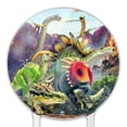 thumbnail image 3 of Acrylic Dinosaurs Jurassic Dino Valley Cake Topper Party Decoration for Wedding Anniversary Birthday Graduation, 3 of 7