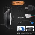 thumbnail image 4 of /24V Phare de Voiture Moto 7 Pouces Lampe de Conduite LED Ronde pour Jeep Wrangler 7 Pouces, Clignotant Rétro, 4 of 7