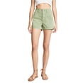 thumbnail image 6 of 3x1 Women's LIGHT MOSS Simone High Rise Moto Shorts 30, 6 of 6