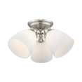 thumbnail image 4 of Livex Lighting 13664-01 Somerville 3-Light Ceiling Mount, Antique Brass, 4 of 5