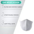 thumbnail image 1 of 4Pcs Washable Breathable Dust Mask Sun Care Beauty Breathable Anti-Saliva Mask, 1 of 4