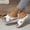 White, variant on Viluyesy Womens Flip Flop Sandals, Arch Support Buckle Tendy Soft Sole Casual Wedge Slippers Black