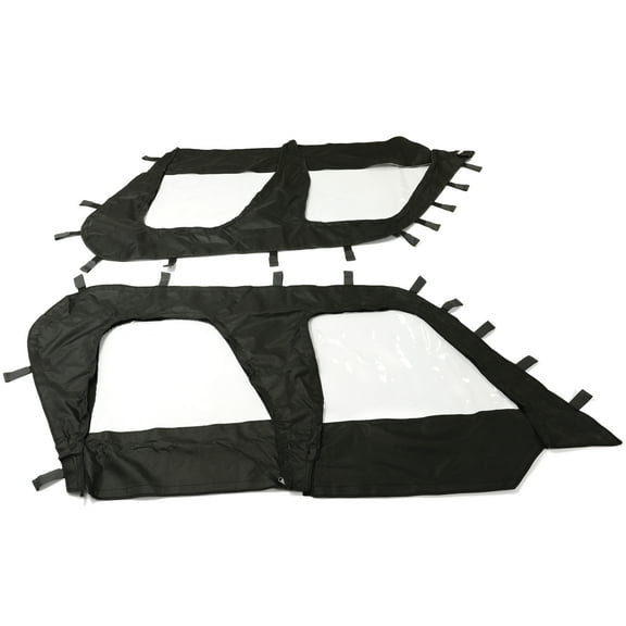 Soft Doors Cab Enclosure Set For 2012-2022 Kawasaki Teryx4 4 seat UTV models