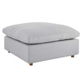 thumbnail image 3 of Modway Commix Down Filled Overstuffed Ottoman in Light Gray, 3 of 9