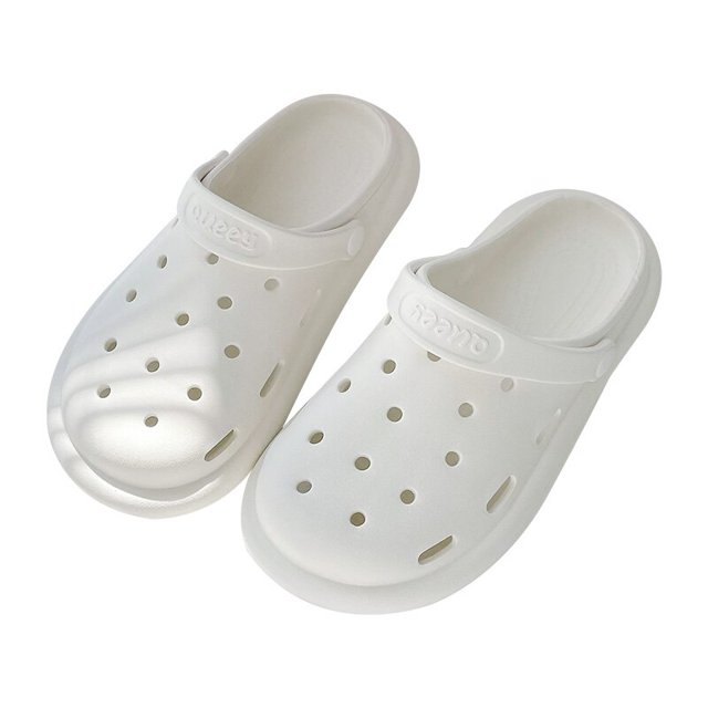 Feslishoet-Sandalias con agujeros para mujer, Zapatillas de casa ligeras de EVA para playa, exteriores, verano, antideslizantes Qiuyongming unisex