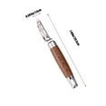 thumbnail image 2 of HengDidi 304 Stainless Steel Fruit Vegetable Peeler - Wood Handle Multi-Purpose Kitchen Tool with Hanging Hole Easy Storage, 2 of 6