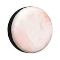 thumbnail image 2 of Balery Pink Marble Tire Covers - Tough Tire Wheel Protector for Truck, SUV, Trailer, Camper, RV -14 inch, 2 of 8