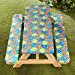 thumbnail image 3 of The Lakeside Collection Picnic Table and Bench Seat Covers with Elastic Edges - Flip Flops - 3 Pieces, 3 of 9