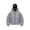 Black Gray, variant on Unisex Balaclava Hoodie Warm Loose Hooded Jacket Zip-up Casual Jacket with Face Mask for Autumn Winter Outdoor Sports Street Wear